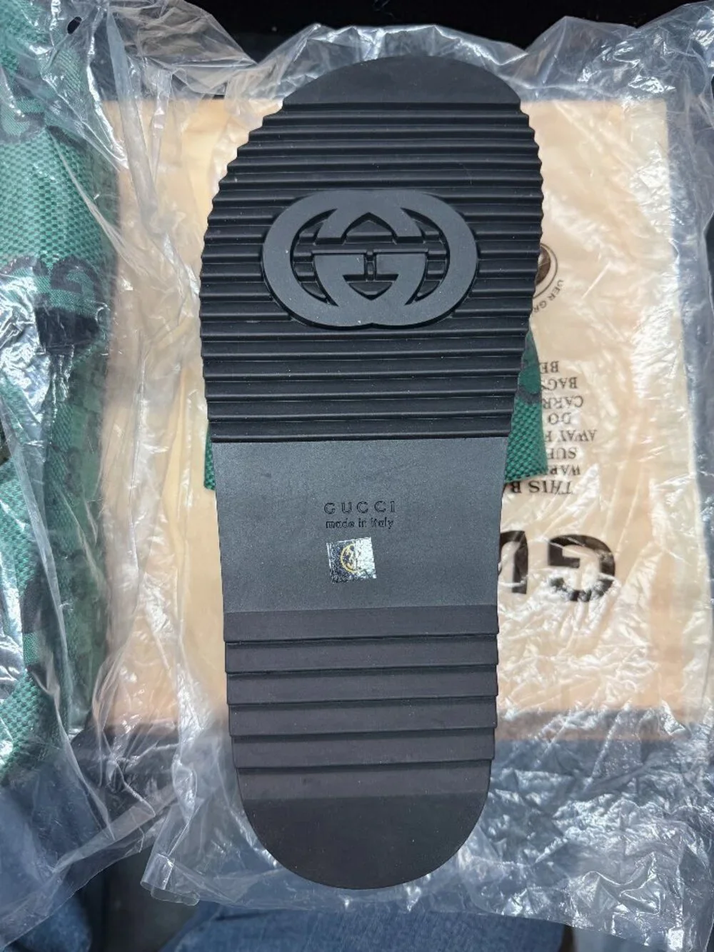 Gucci Original GG Platform Slides
